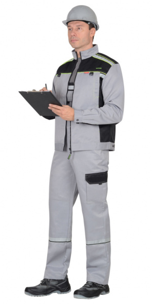 Костюм Практик с п/к (светло-серый/черный) от магазина Рабочий класс