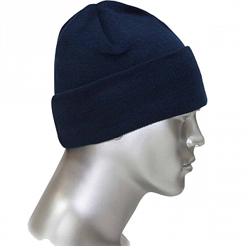 Шапка трикотажная синяя от магазина Рабочий класс