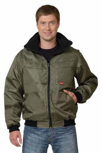 Куртка ПИКНИК демисезонная укороченная цв. ХАКИ от магазина Рабочий класс