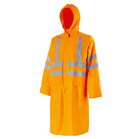 Плащ влагозащитный повышенной видимости (HiViz) цв. Оранжевый от магазина Рабочий класс