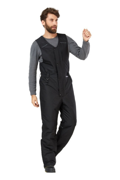 Полукомбинезон Дэлф, цв. черный от магазина Рабочий класс