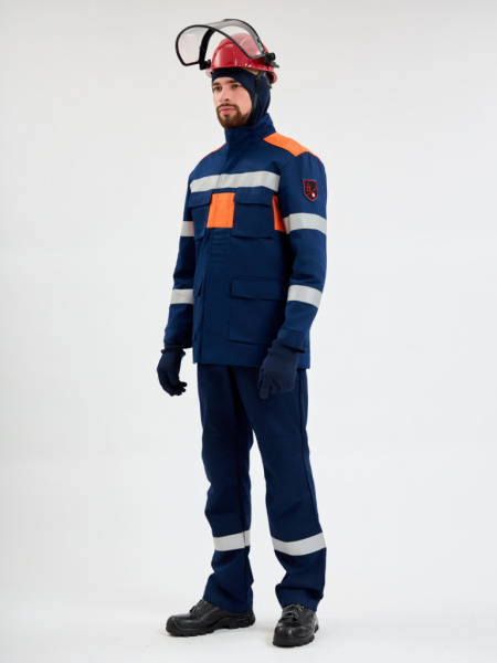 Костюм летний Энергия-Б (35,2 кал.), т.синий/оранжевый от магазина Рабочий класс