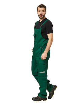 Полукомбинезон Алатау цвет зеленый/черный от магазина Рабочий класс