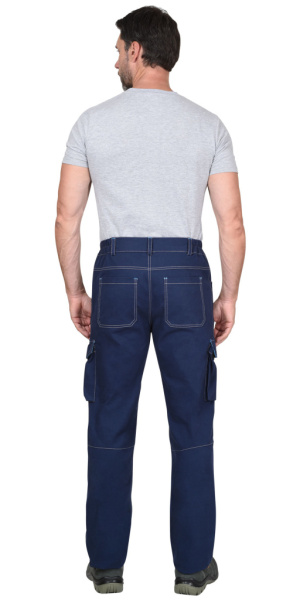 Брюки Джет, цв. синие с голубым от магазина Рабочий класс