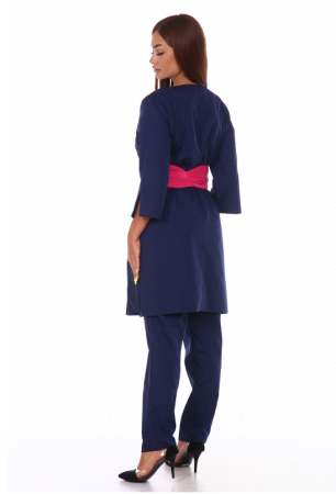 Туника № 1 цв. Малина/темно-синий от магазина Рабочий класс