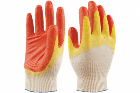 Перчатки  х/б с латексом 1-ый облив от магазина Рабочий класс