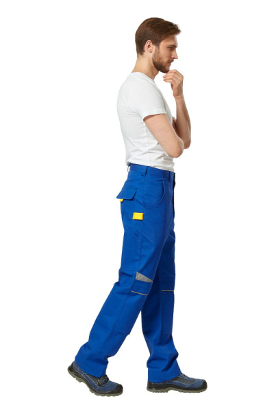 Брюки Алатау цвет василек/желтый от магазина Рабочий класс