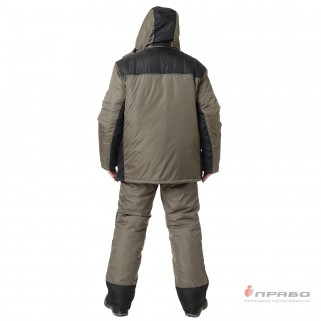 Фото Универсал, костюм утепленный мужской хаки/черный от магазина Рабочий класс Универсал, костюм утепленный мужской хаки/черный от магазина Рабочий класс