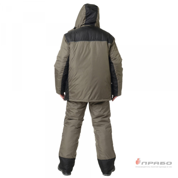 Универсал, костюм утепленный мужской хаки/черный от магазина Рабочий класс