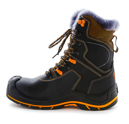 Ботинки с высоким берцем PERFECT PROTECTION" PRB10N-CKW ПУ-Нитрил с ПП и АС натуральный мех от магазина Рабочий класс