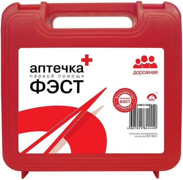Аптечка первой помощи дорожная ФЭСТ (футляр № 6) от магазина Рабочий класс