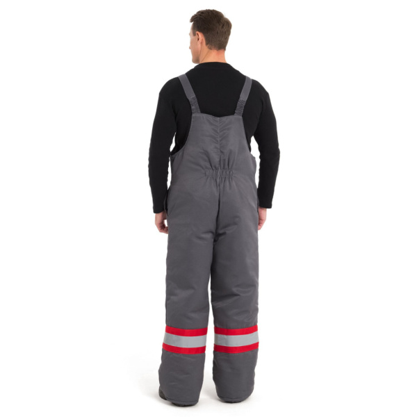 Костюм утеплённый "НОВА" куртка+п/к, цв. СЕР./красный от магазина Рабочий класс