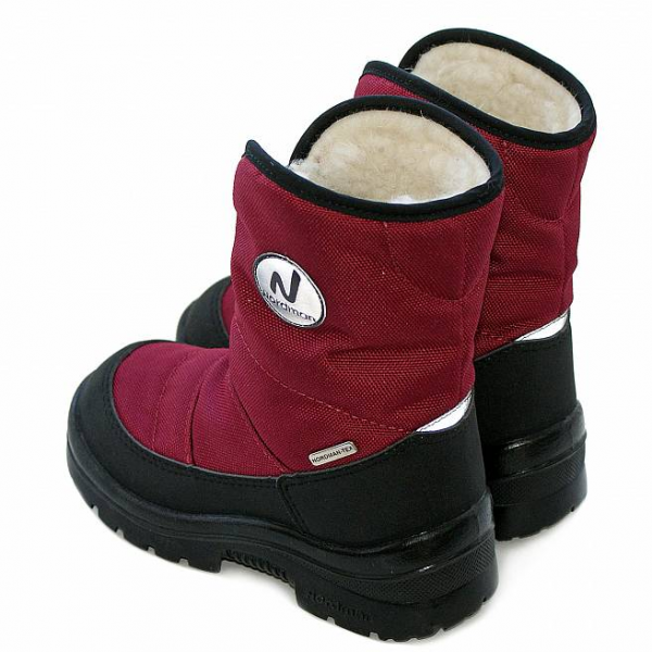 Сапоги зимние малодетские Nordman Next цв. бордовый на молнии от магазина Рабочий класс