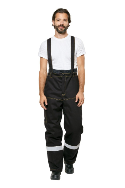 Костюм сварщика мужской зимний "Файмер 2" цвет черный/желтый от магазина Рабочий класс