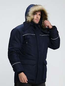 Куртка зимняя Аляска-Люкс (тк.Cat’s eye), т.синий от магазина Рабочий класс