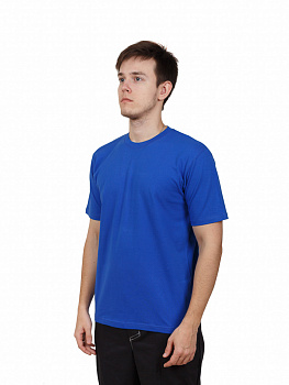 Футболка пл. 160г/м цв. василек от магазина Рабочий класс