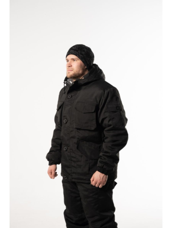 Костюм зимний Горка 8 тк. РипСтоп цв. Черный от магазина Рабочий класс