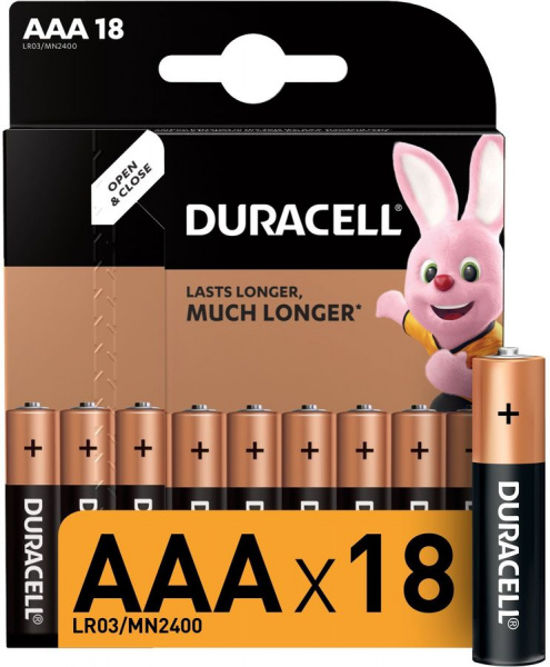 DURACELL MN2400 AAA LR-03 BL18 18/180 BASIC от магазина Рабочий класс