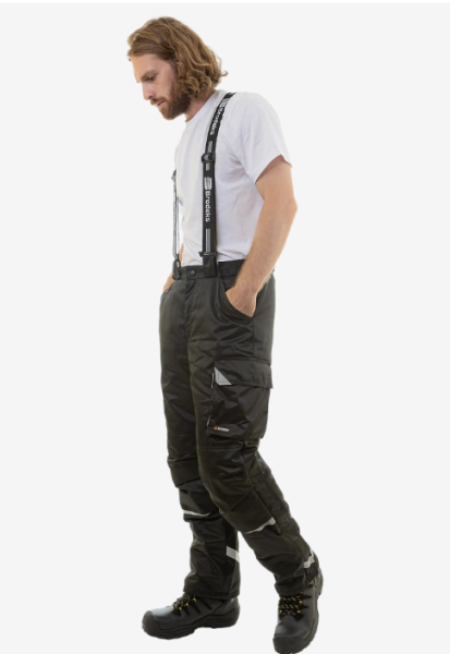 Зимние брюки Brodeks KW304, черный от магазина Рабочий класс