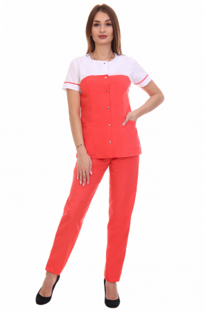 Костюм № 57 тк. ТиСи цв. Коралл от магазина Рабочий класс