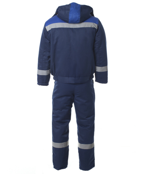 Костюм утепленный ОРИОН куртка, полукомбинезон, цв.т.синий с васильком, тк.Грета от магазина Рабочий класс