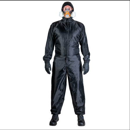 JPC75-BL Ninja Комбинезон многоразовый защитный из полиэфирной ткани, цв. Черный от магазина Рабочий класс