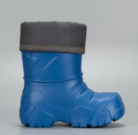 3-111-С09 / Сапоги школьные из ЭВА Nordman Kids утеплённые с манжетой из вельвета цвет синий от магазина Рабочий класс