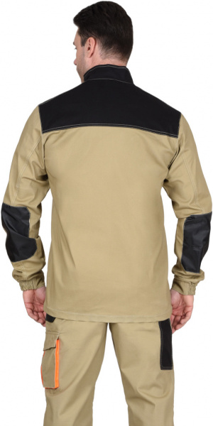 Куртка Манхеттен длинная (песочный/оранжевый) от магазина Рабочий класс