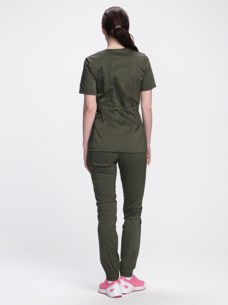 Костюм женский хирургический Модерн-004, цв. хаки от магазина Рабочий класс