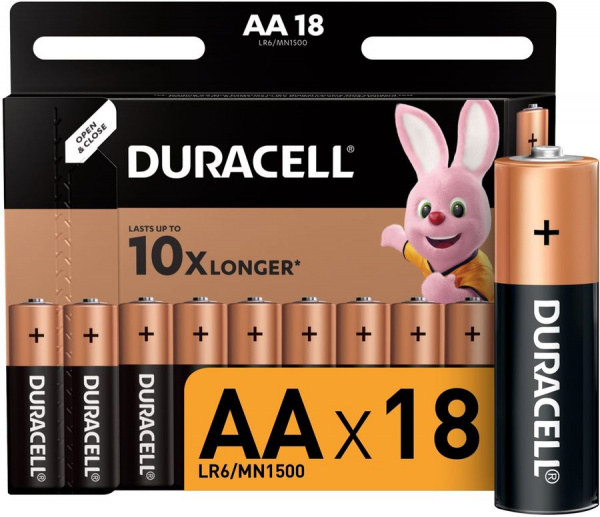 DURACELL MN1500 AA LR-6 BL18 18/180 BASIC от магазина Рабочий класс