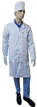 Халат антистатический, мужской, белый от магазина Рабочий класс