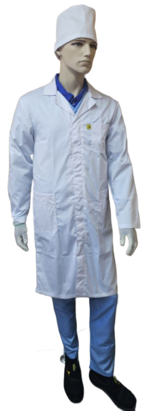 Халат антистатический, мужской, белый от магазина Рабочий класс