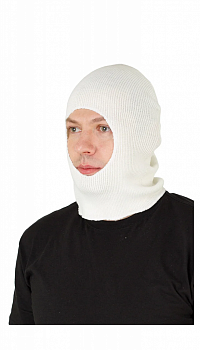 Подшлемник трикотажный белый ПАН 100% от магазина Рабочий класс