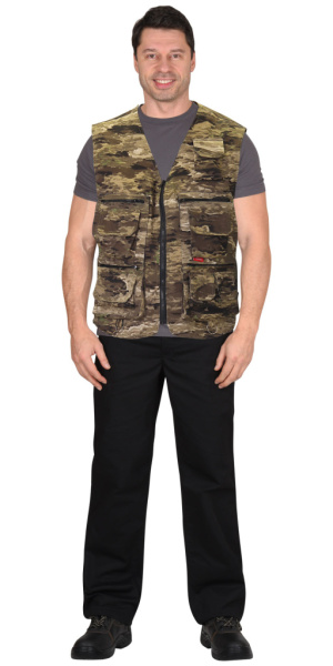 Жилет разгрузочный универсальный КМФ Питон тигровый от магазина Рабочий класс