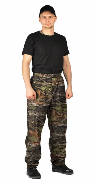 Костюм флисовый Пикник куртка+брюки КМФ дуб.лес/черн. от магазина Рабочий класс