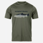 Футболка Shadow fish 6706 Khaki от магазина Рабочий класс