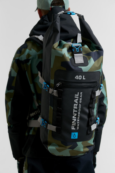 Герморюкзак Finntrail Expedition 40L 1719 CamoArmy_N от магазина Рабочий класс