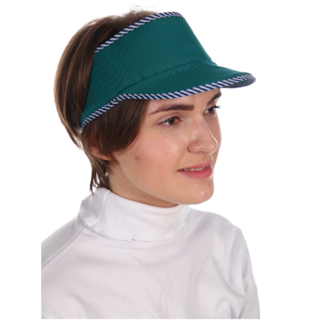 Козырек продавца тк. Габардин, цв. зеленый от магазина Рабочий класс