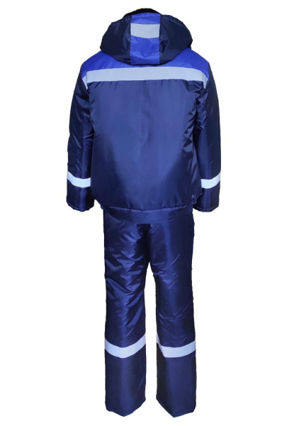 Костюм утепленный ОРИОН куртка, полукомбинезон, цв.т.синий/василек, тк.Оксфорд от магазина Рабочий класс