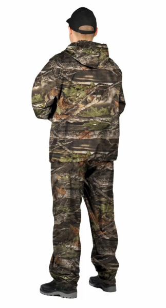 Костюм флисовый Пикник куртка+брюки КМФ дуб.лес/черн. от магазина Рабочий класс
