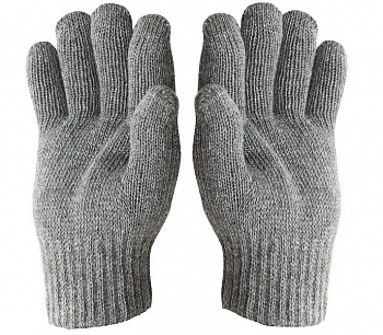 Перчатки полушерстяные серые от магазина Рабочий класс