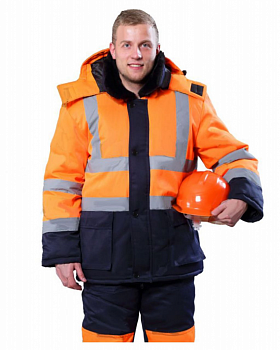 Костюм дорожника зимний СИГНАЛ-3, куртка+брюки с выс. пояс. от магазина Рабочий класс