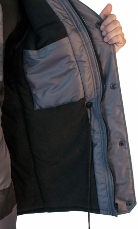 Костюм зимний LOKI SKANDIN TM зимний куртка+п/к цв. серый, подклад флис от магазина Рабочий класс