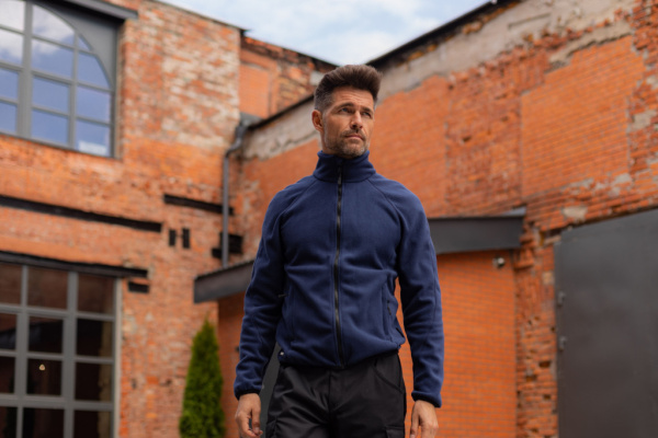 Толстовка флисовая Brodeks KS211, синий от магазина Рабочий класс