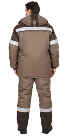 Костюм "РОДОС" зимний св. коричневый с т.коричневым от магазина Рабочий класс
