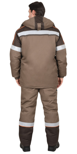 Костюм "РОДОС" зимний св. коричневый с т.коричневым от магазина Рабочий класс
