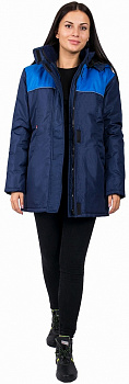 Снежана, куртка зимняя, т-синий-вас. от магазина Рабочий класс