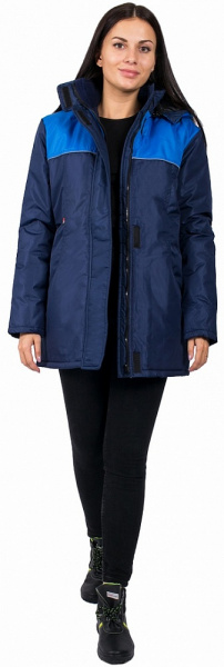 Снежана, куртка зимняя, т-синий-вас. от магазина Рабочий класс