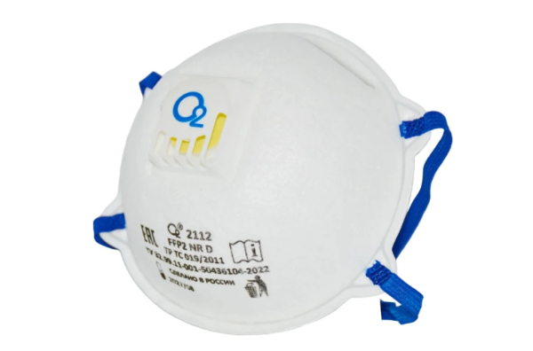 Респиратор (полумаска) фильтрующая с клапоном выдоха FFP2 NR D арт. 2112 от магазина Рабочий класс