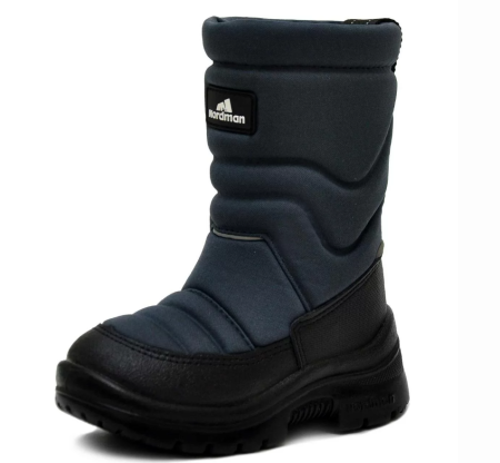 4-047-D13 / Сапоги зимние подростковые Nordman Lumi без липучки цвет тёмно-серый от магазина Рабочий класс